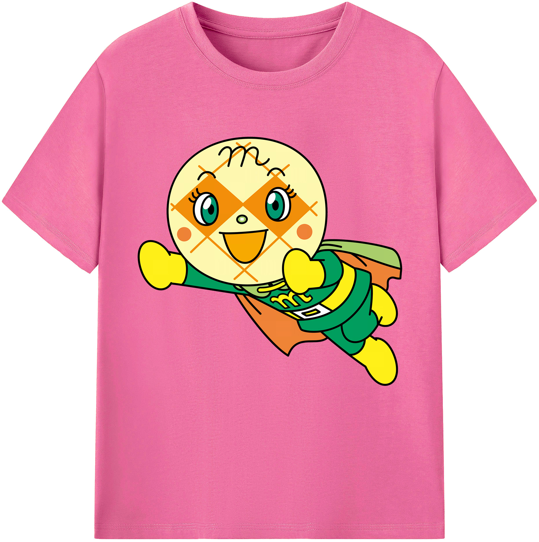 （画像用） アンパンマン Anpanman レディースカジュアルプリントTシャツ（綿100％）